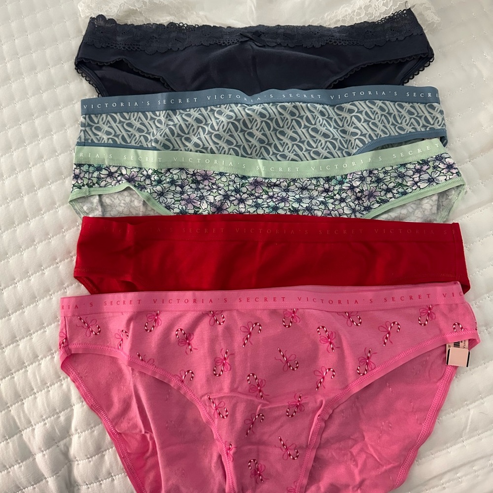 Victoria's Secret 6 pcs set cotton panties L